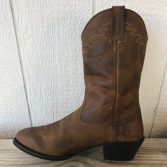 Ariat Sedona Mens Brown Leather Cowboy Western Ranch Boots 11 EE 34625 - Picture 9 of 13